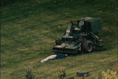 "Sir? Sir?! That's no place for a nap sir!" (photo from horrorhomeroom.com)