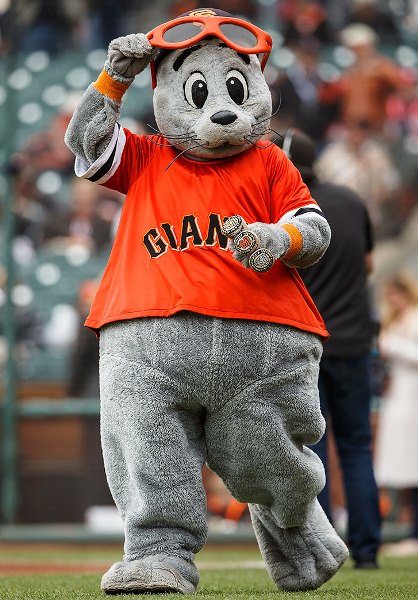 Lou Seal will bust you in the mouth. (si.com)