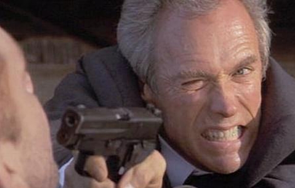 When you wanna let your boys know you saw them so you kind of smile but you are also in the middle of intimidating a witness. (everythingaction,com)