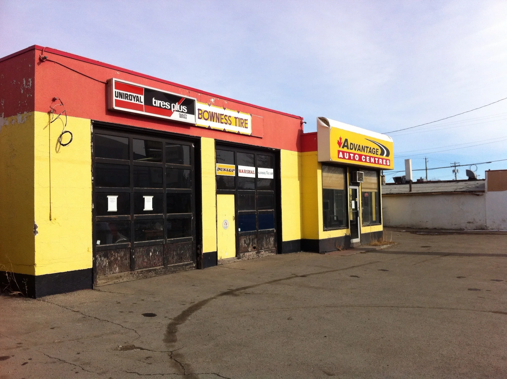 What's a mid-century Main Street without a garage?