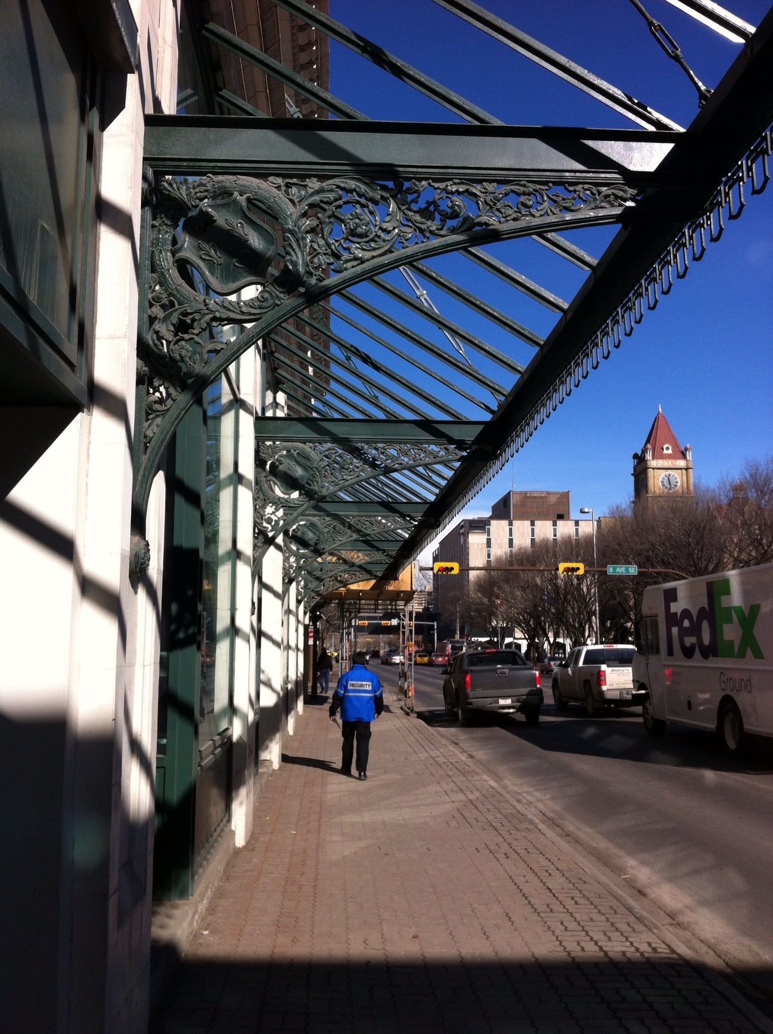 Example of decoration and ornamentation of early 20th century buildings. 