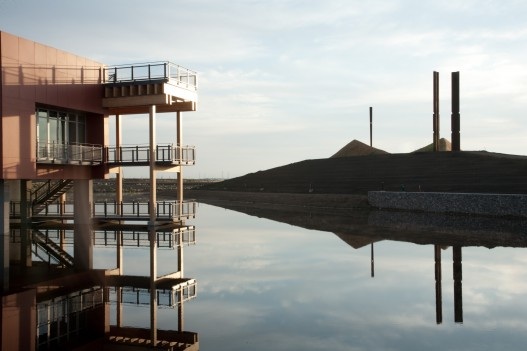 Ralph Klein Park wetlands and education centre. 