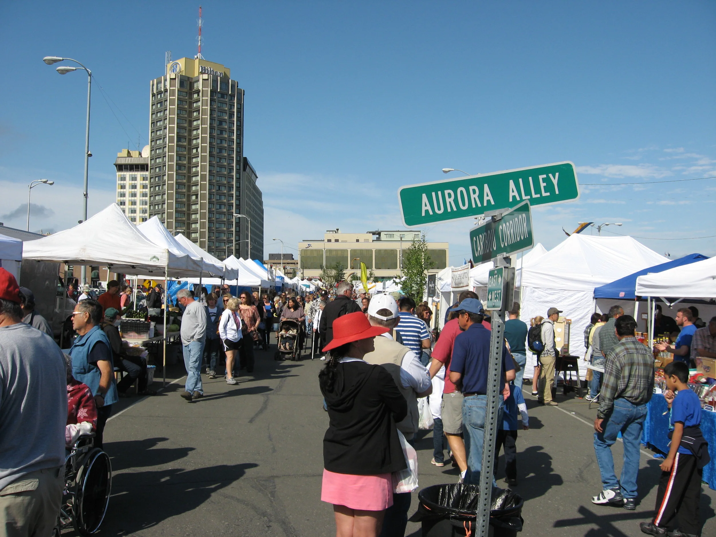 Anchorage has a wonderful downtown outdoor market that is not to be missed - food, crafts and entertainment 