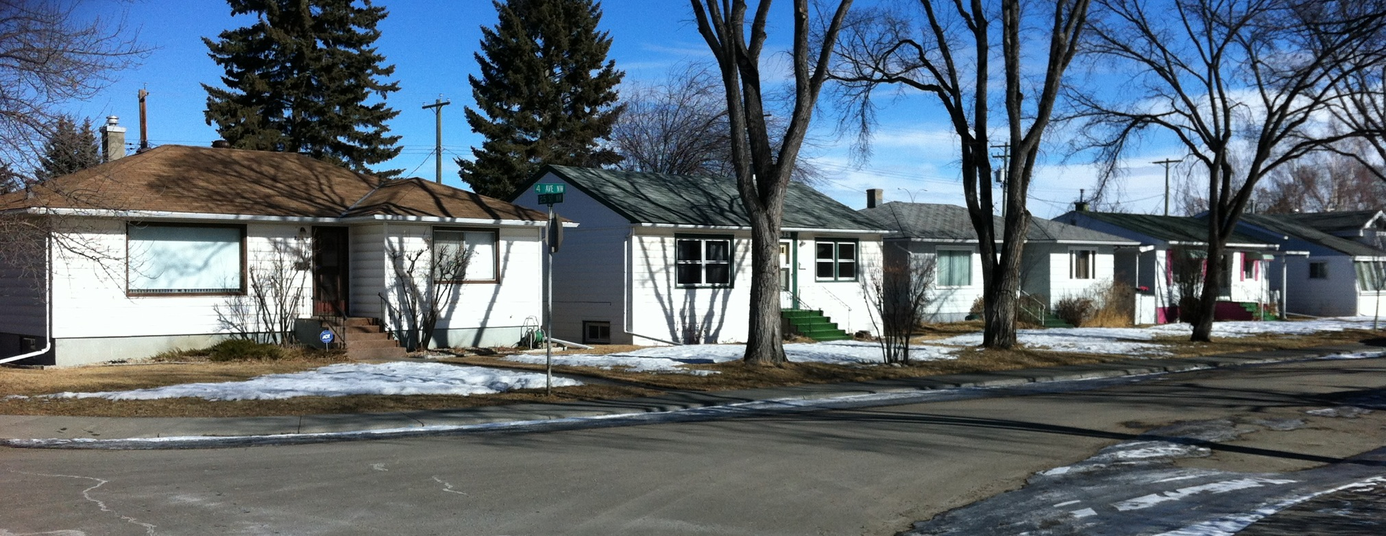 There is still an entire block of original urban cottages that seem untouched by time. 