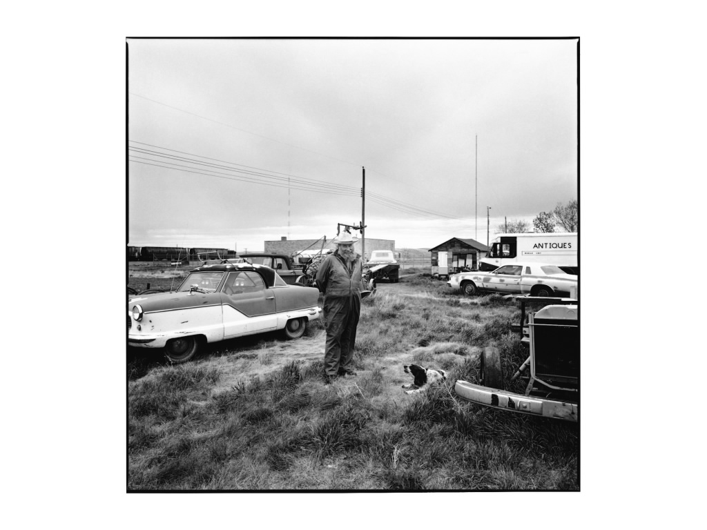 Pat McKendry and Daisy, Irvine, Alberta, 1988