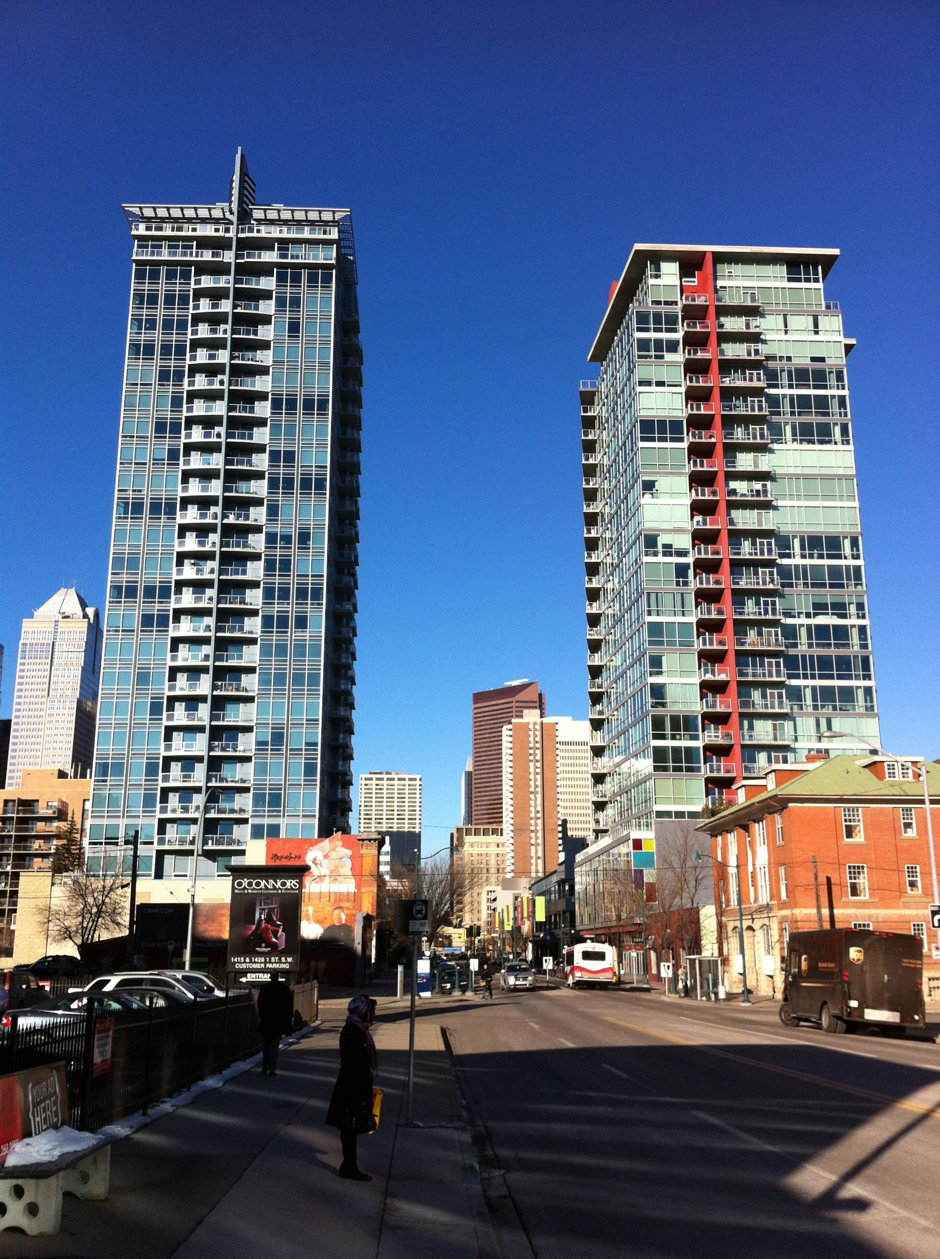 New +/- 20 storey condos are popping up on almost every block in the Beltline. 