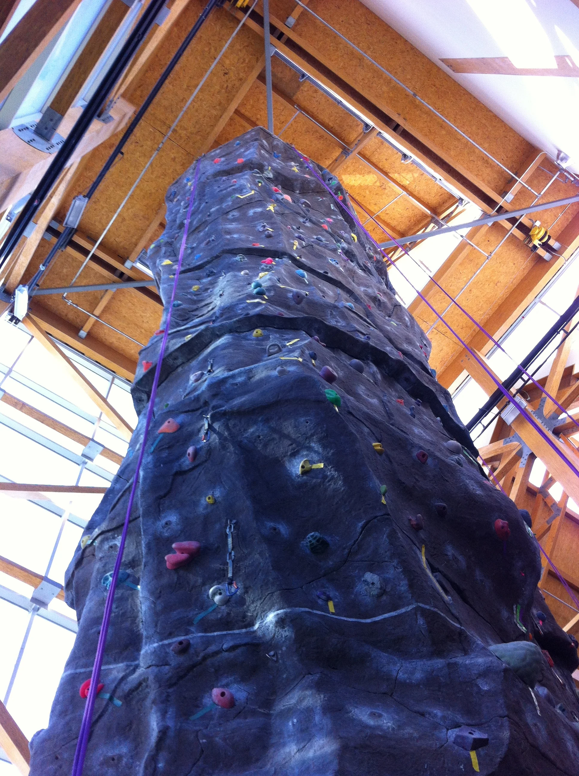 The University of Idaho in Moscow has once of the tallest climbing walls in the world. Wouldn't this be a nice addition to downtown Calgary. 
