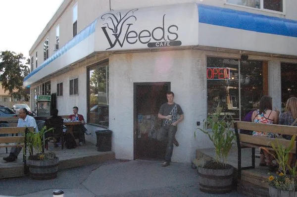 Weed's Cafe is a charming bohemian hangout.