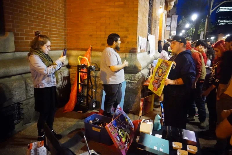 Hamilton's Art Crawl is Indeed Super! On James North