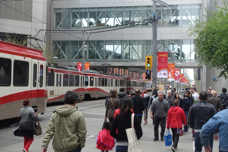 7th Avenue. Calgary's Transit Corridor: Better But Not Great