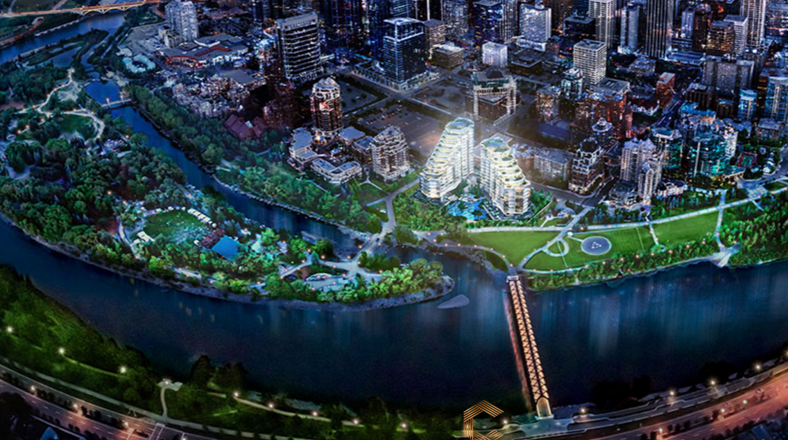 The Concord is a two building condo located at the south side of the iconic Peace Bridge in downtown Calgary's Eau Claire community. 