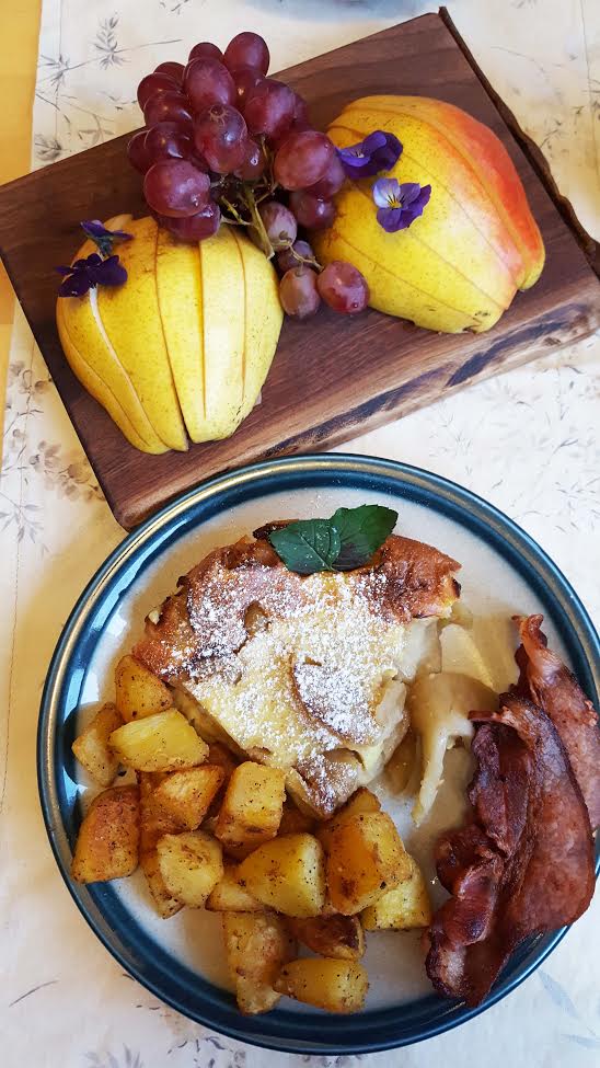 A hearty Rosebud breakfast...