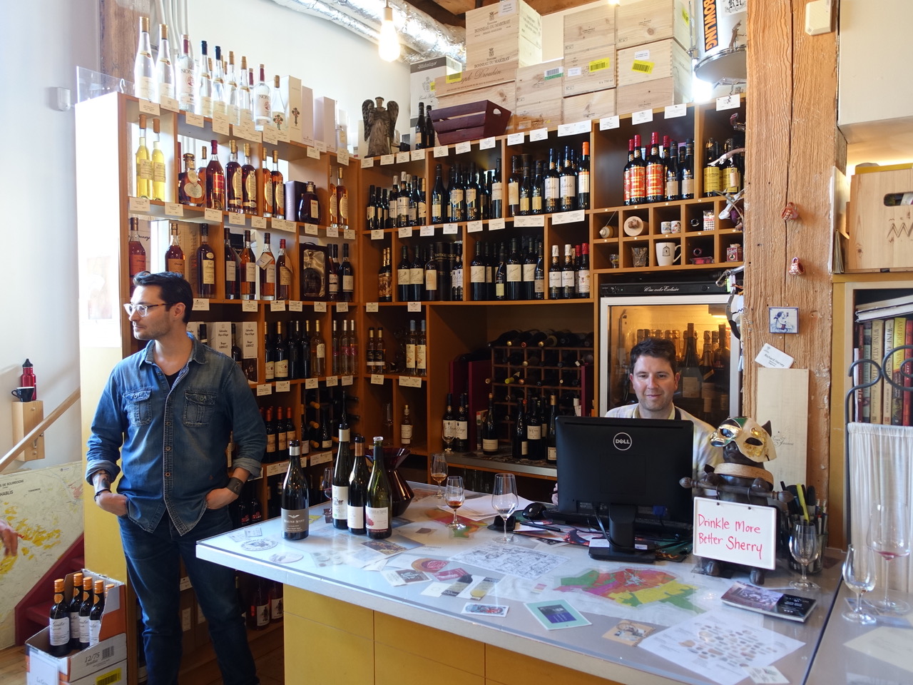 Metrovino's Sherry Corner. 