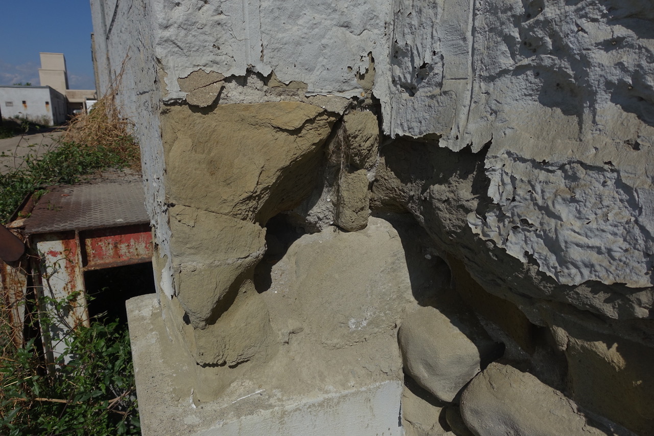 Eroding sandstone foundations are a huge problem at the Calgary Brewery & Malting site. 