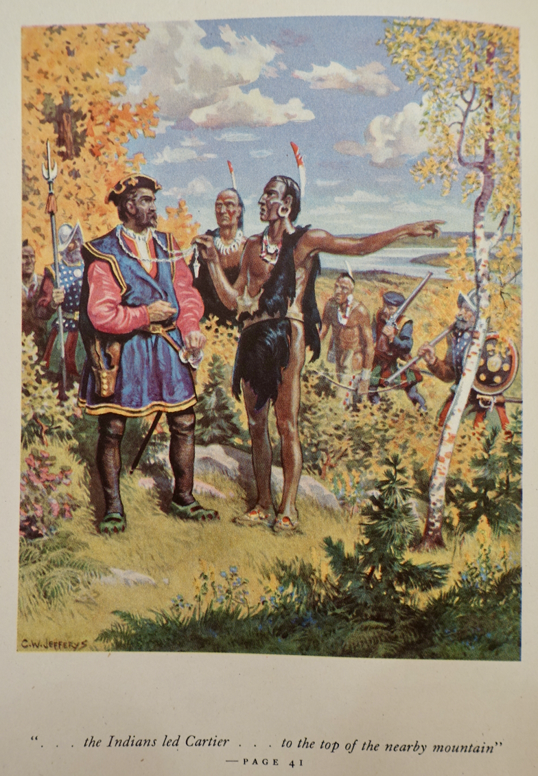 painting by Charles W Jefferys, R.C.A., Toronto., 1941