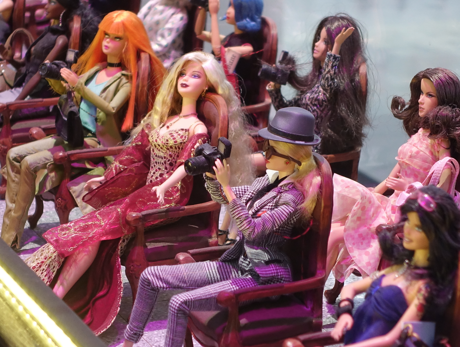 In the underground of the Les Cours Mont-Royal building is the world's largest collection of Barbie Dolls - over 1,000. How playful is that? Click here for more info
