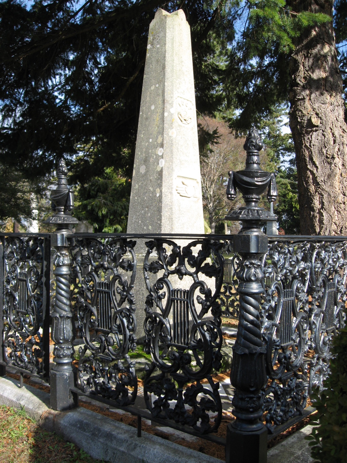 Ross Bay Cemetery.