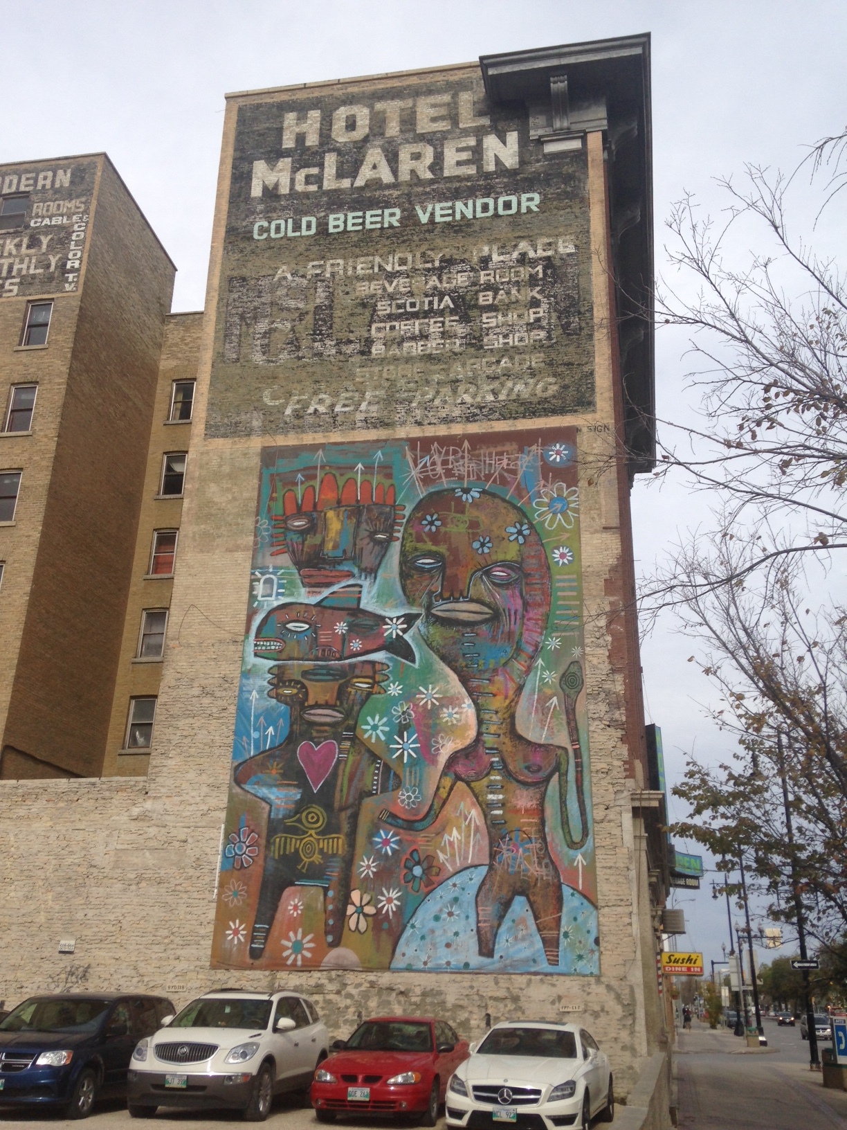 It is fun to explore downtown and discover the ghost signs and murals. 