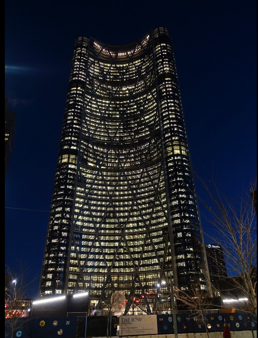The lights are still on, but is anyone still home in downtown Calgary. 