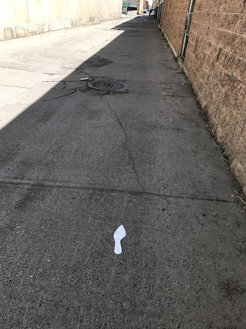 Even Calgary's back alley's next to the Mustard Seed are pristine.