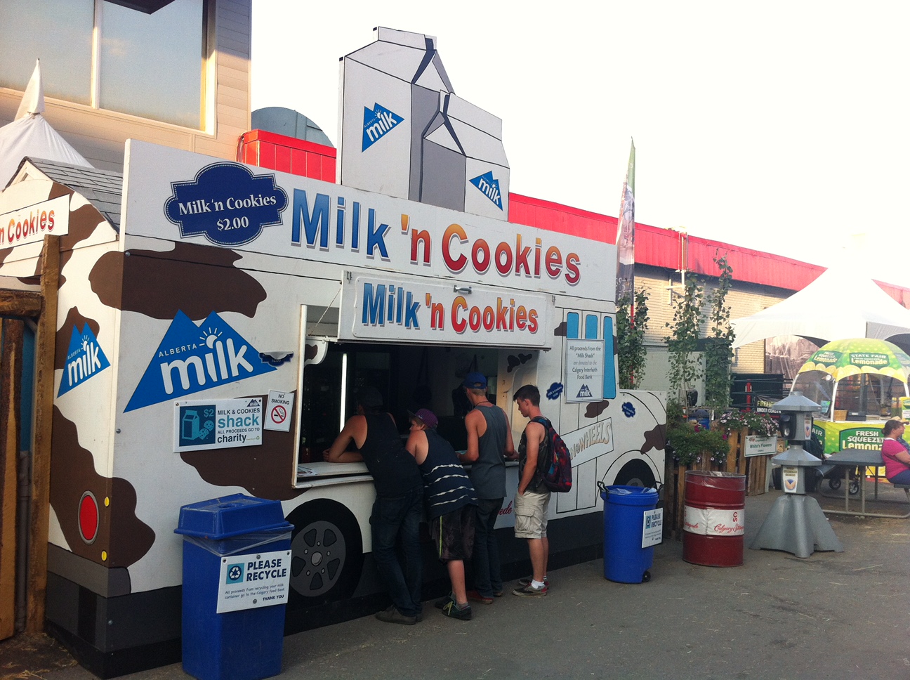I never miss getting my $2 milk & cookies. 