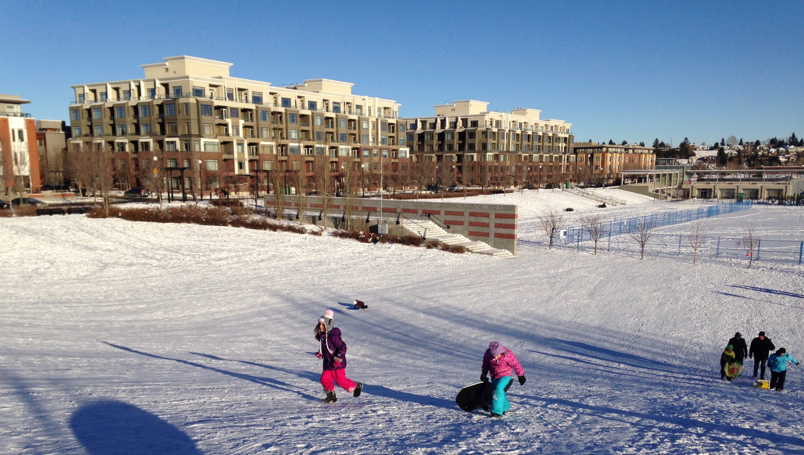 Yes, even in winter McDougall Park is well used. 
