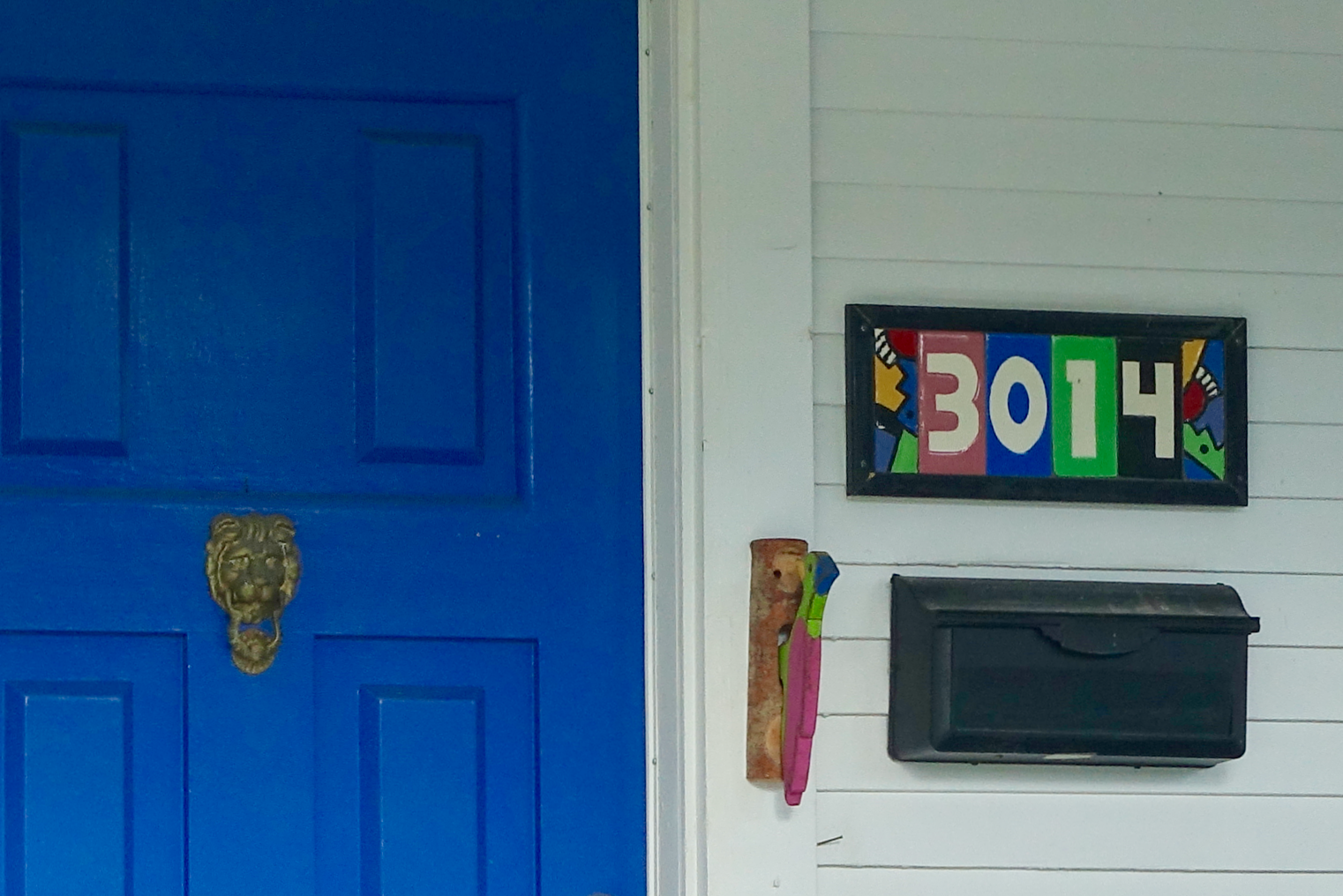 Two door knockers?