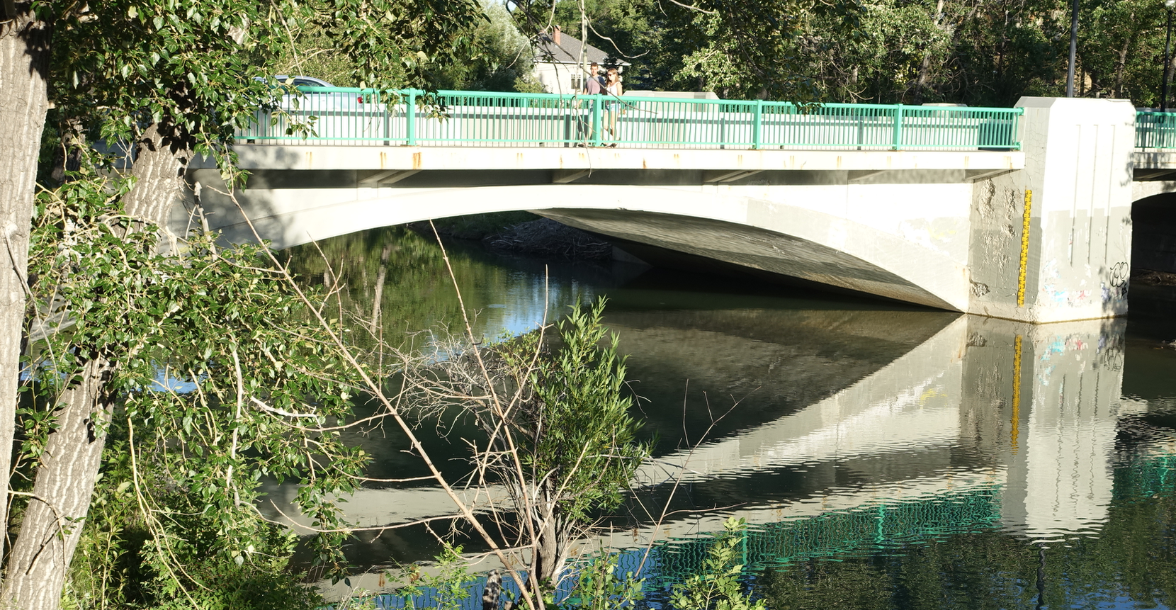 Mission bridge (1915) over the Elbow River