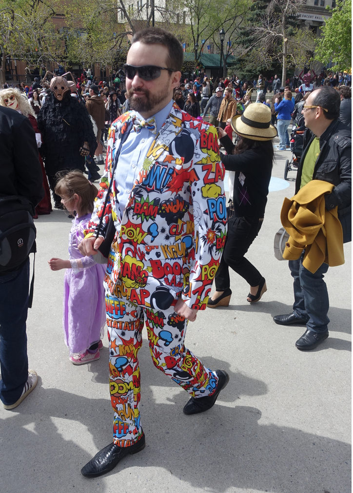Calgarians are colourful.
