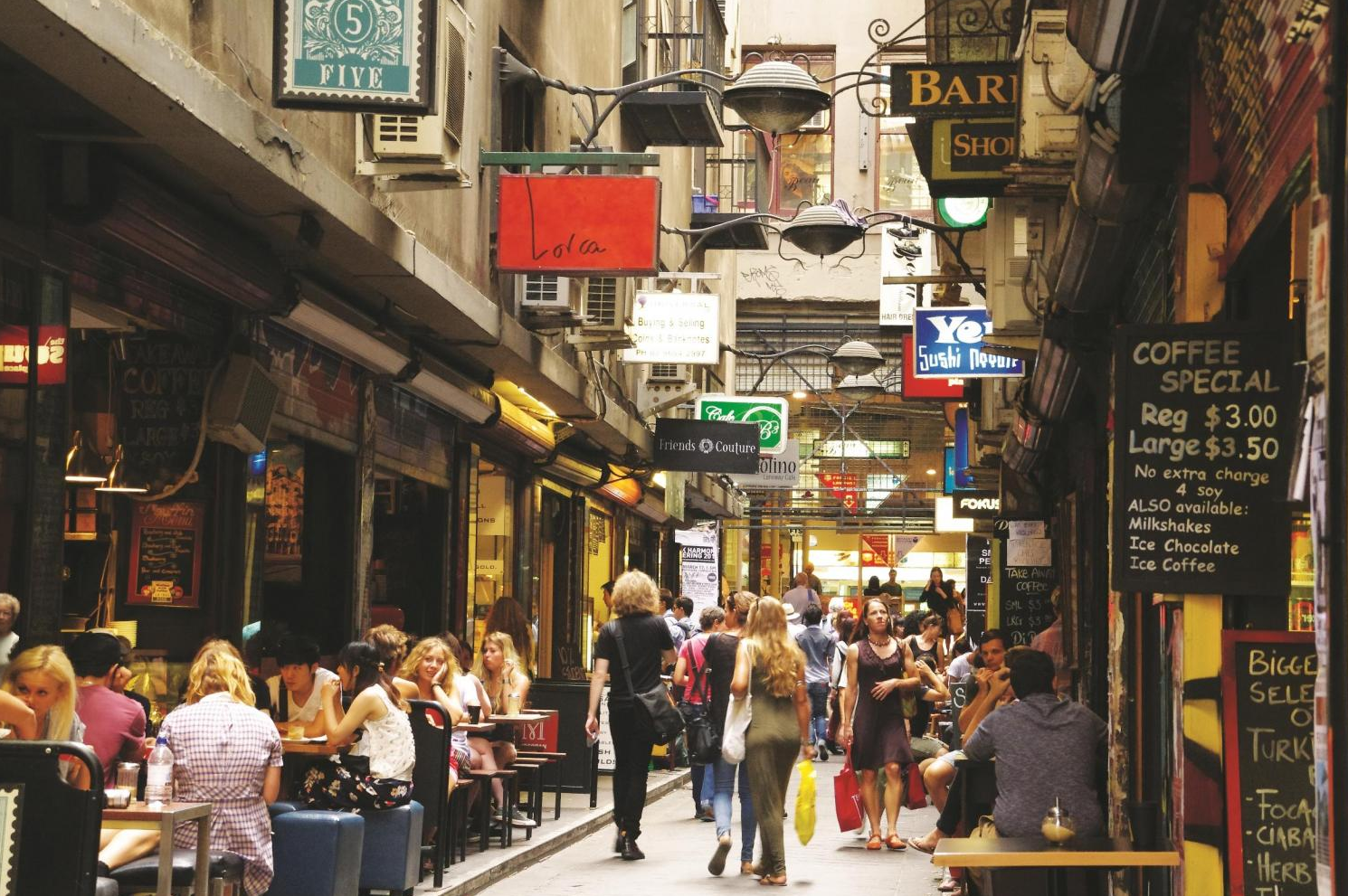 Melbourne lane way animation. 