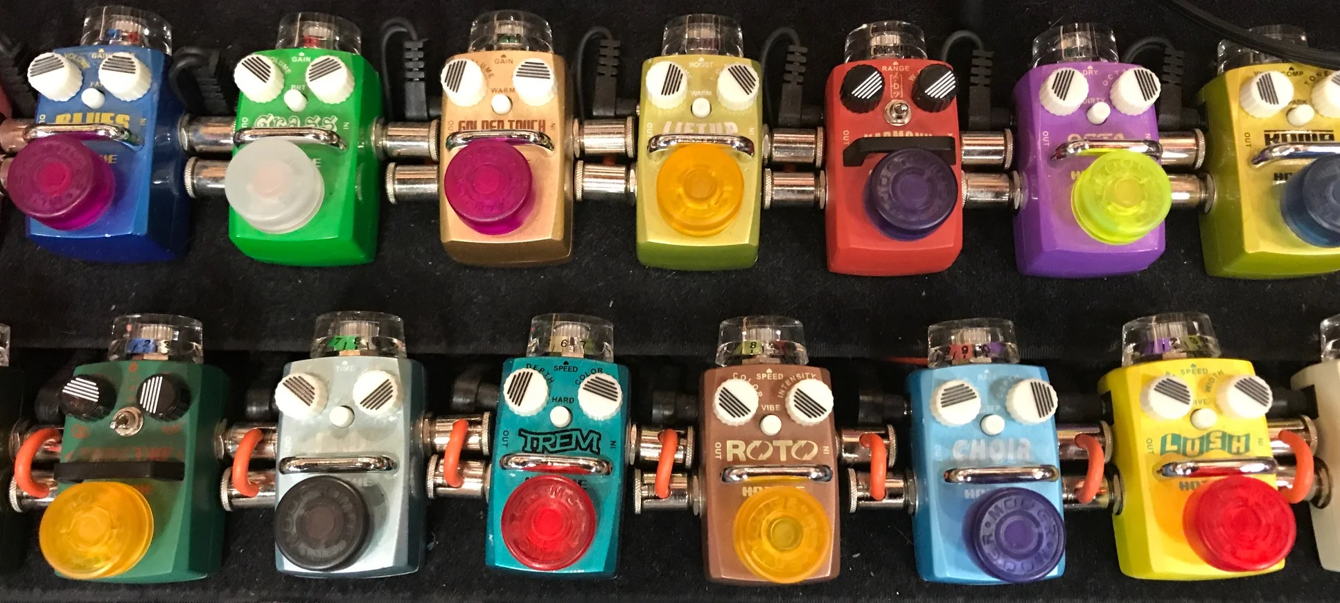 Not sure what these gadgets are, found them in a guitar store...but they struck me as fun, funky and quirky aliens.