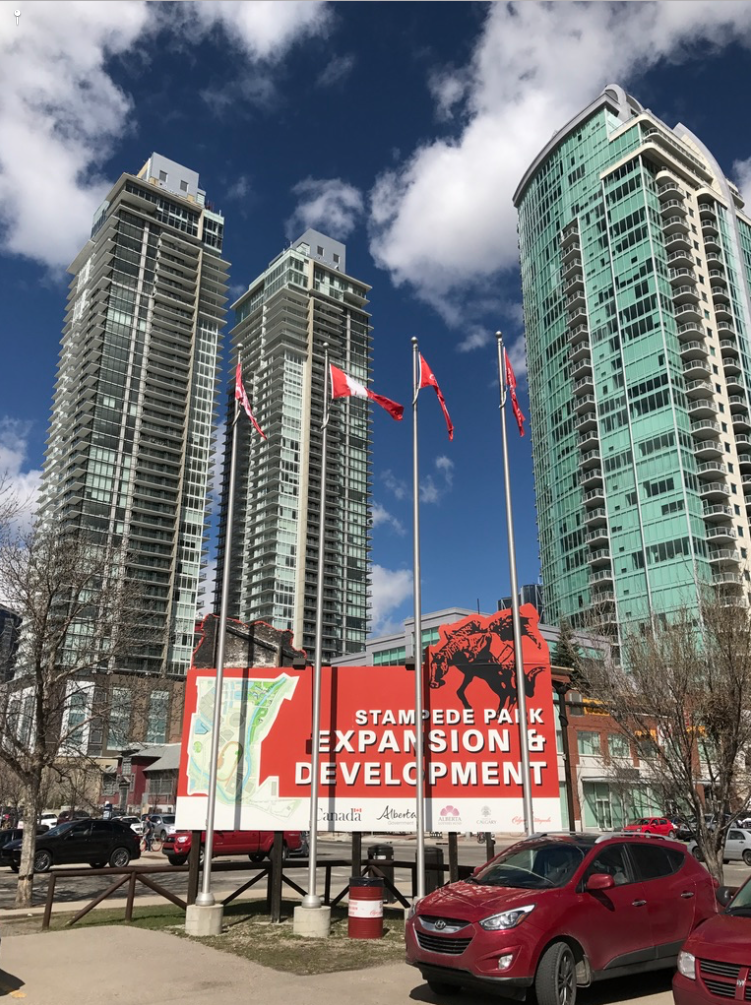 Nashville has nothing to match Calgary's plethora of new high-rise condo buildings. 