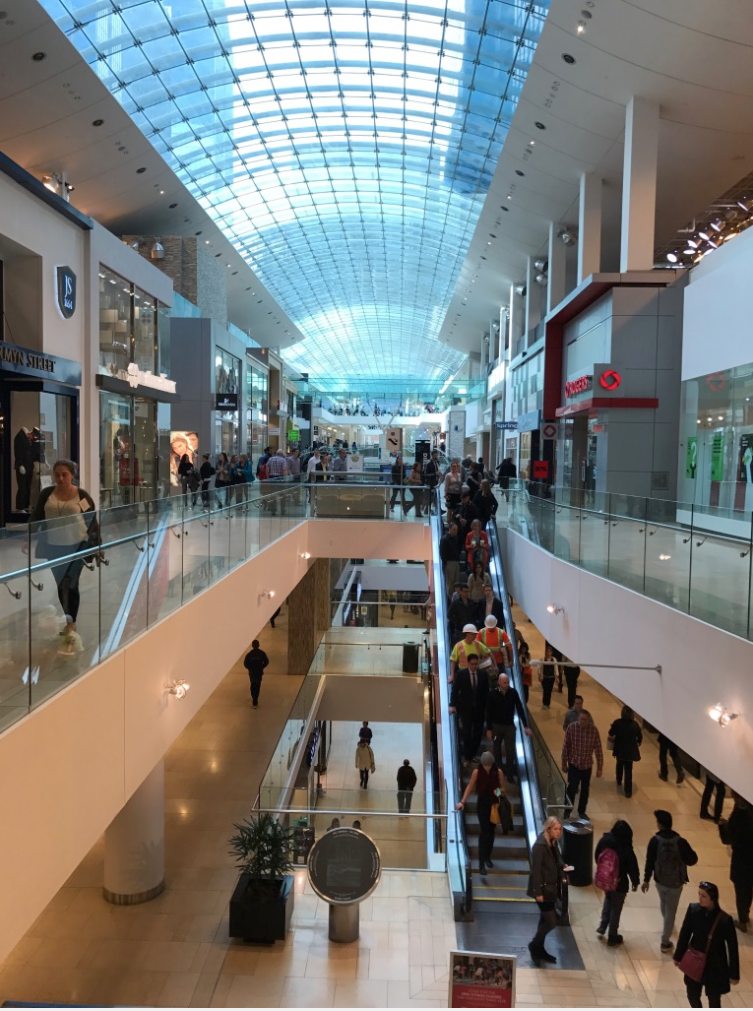 Nashville has nothing to match Calgary's three block long Core shopping centre in the middle of its downtown. 