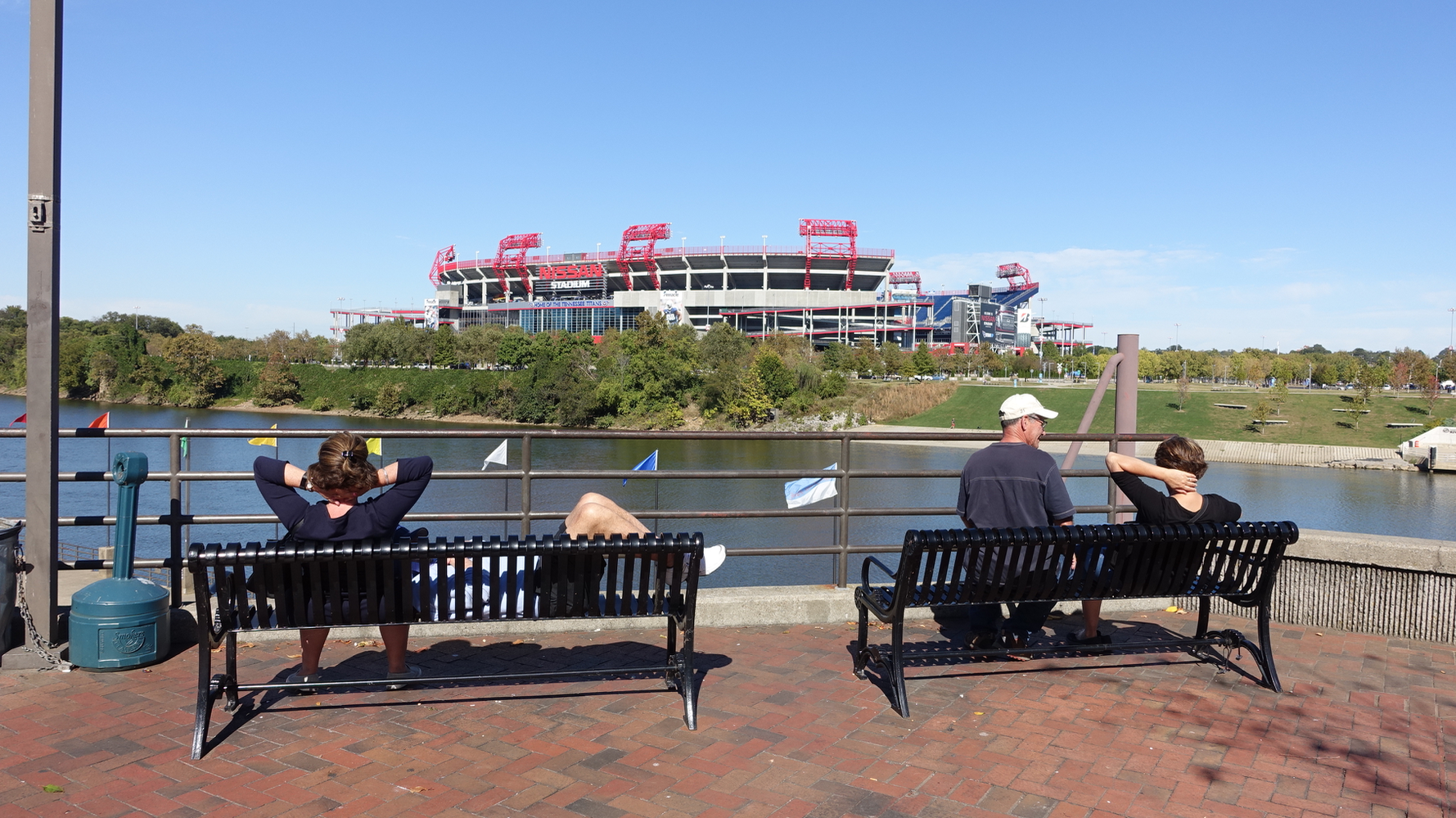 Nashville's Nissan Stadium opened in 1999. It provides a nice vista but it has not been a catalyst for development on the surrounding land. 