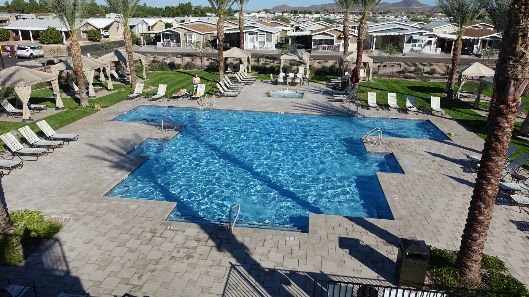 You could of had the pool to yourself this morning!