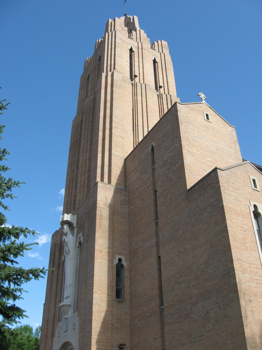 The new St. Mary's church.