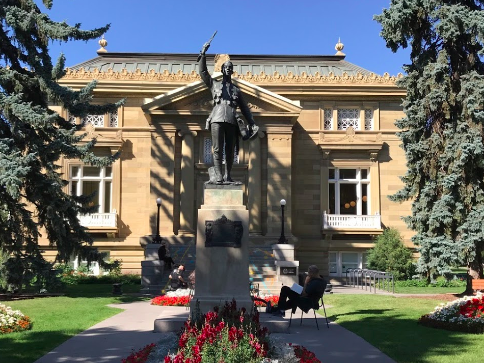 Alberta's first library, Calgary's Memorial Park Library built in 1912 was funded in part by American philanthropist Andrew Carnegie. More info at: Memorial Park History