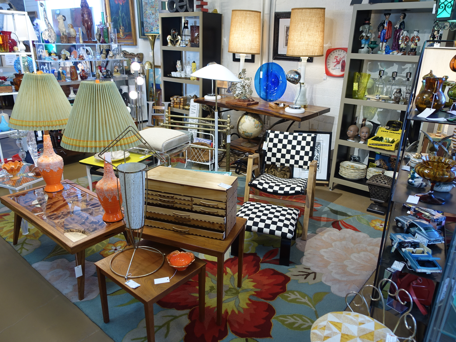 Antique Galleries Palm Springs is packed with treasures on two floors. 