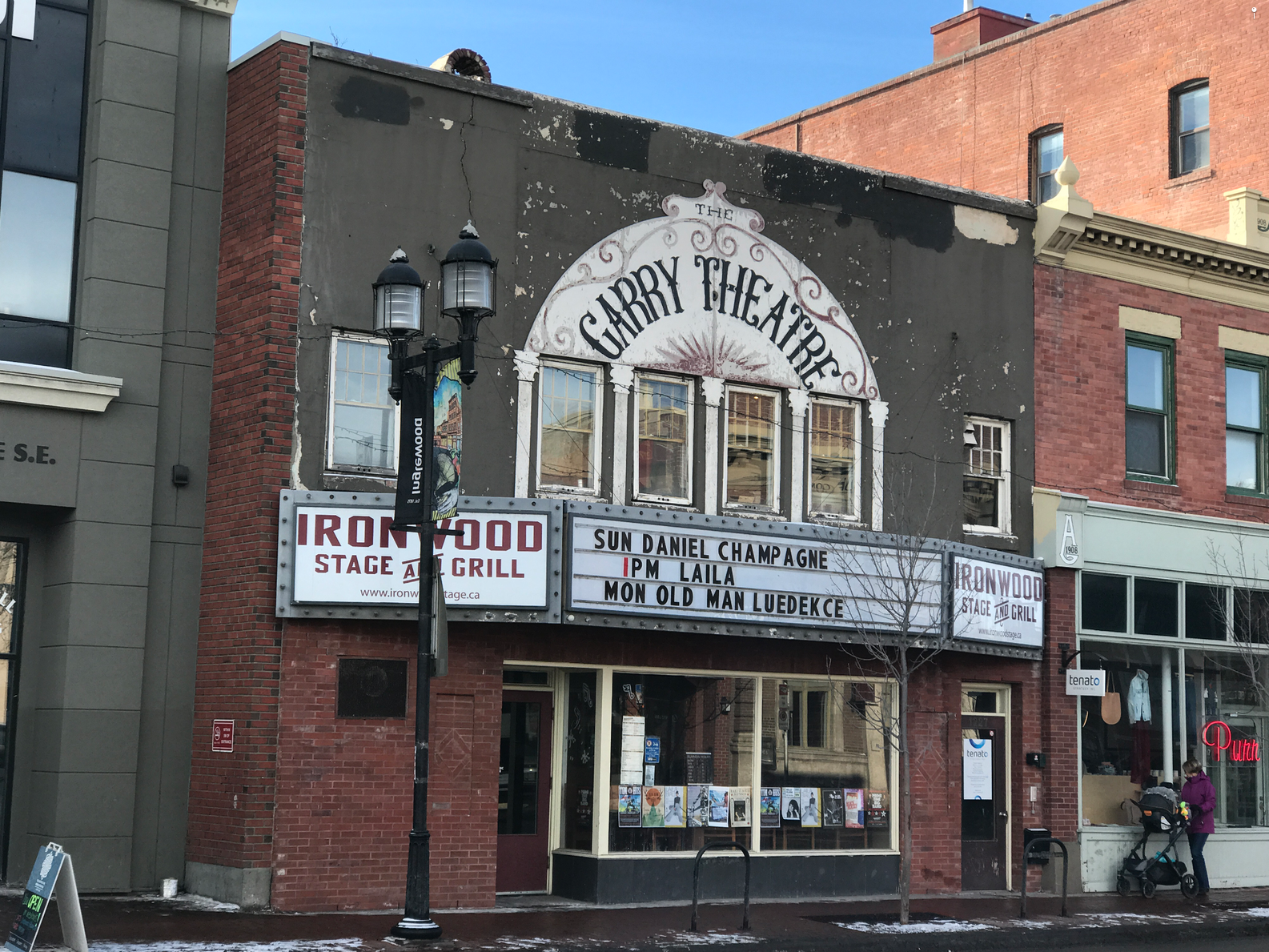 The Garry Theatre aka Ironwood Stage & Grill offers everything from blues jams to Big Band brunches. 