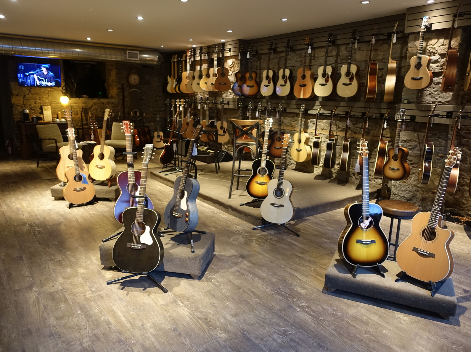 If you are into guitars you will want to check out The Acoustic Room on James St. N, near St. Joe's Hospital. Yes, they only sell acoustic guitars. It is like an art gallery for guitars. 
