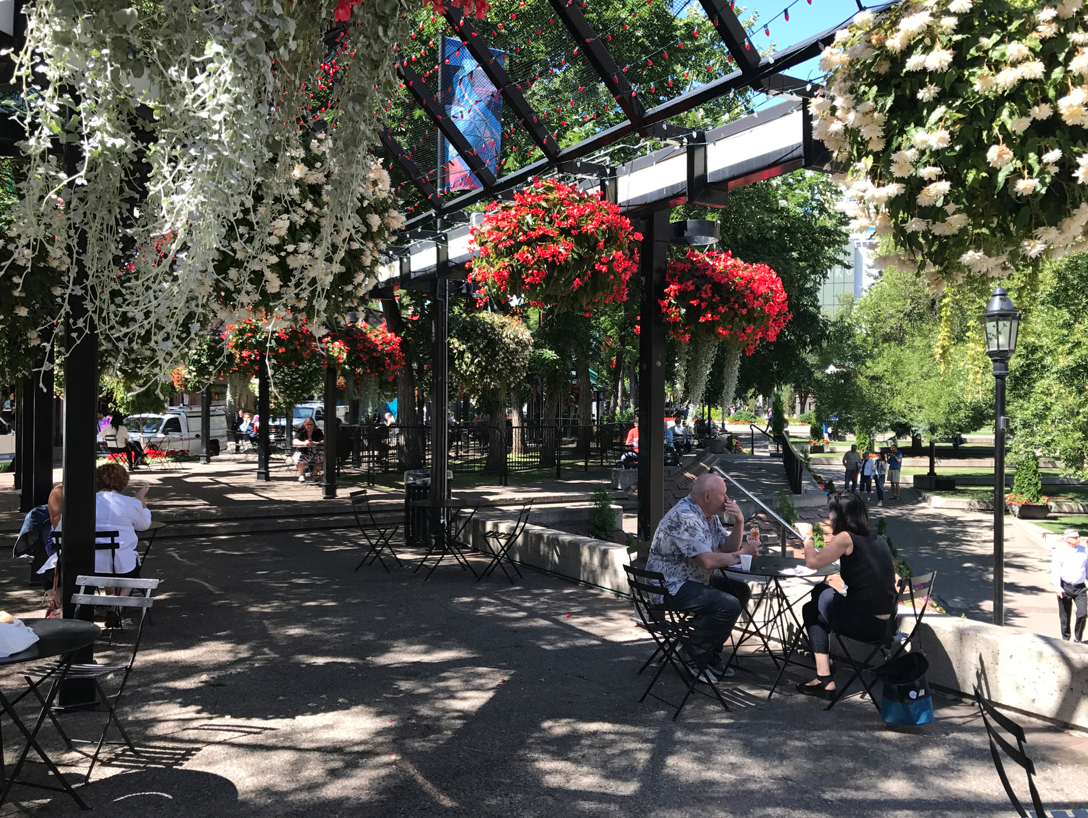 Olympic Plaza is a great spot to sit and watch the world go by or chat with a friend. Downtown has some amazing public spaces. 