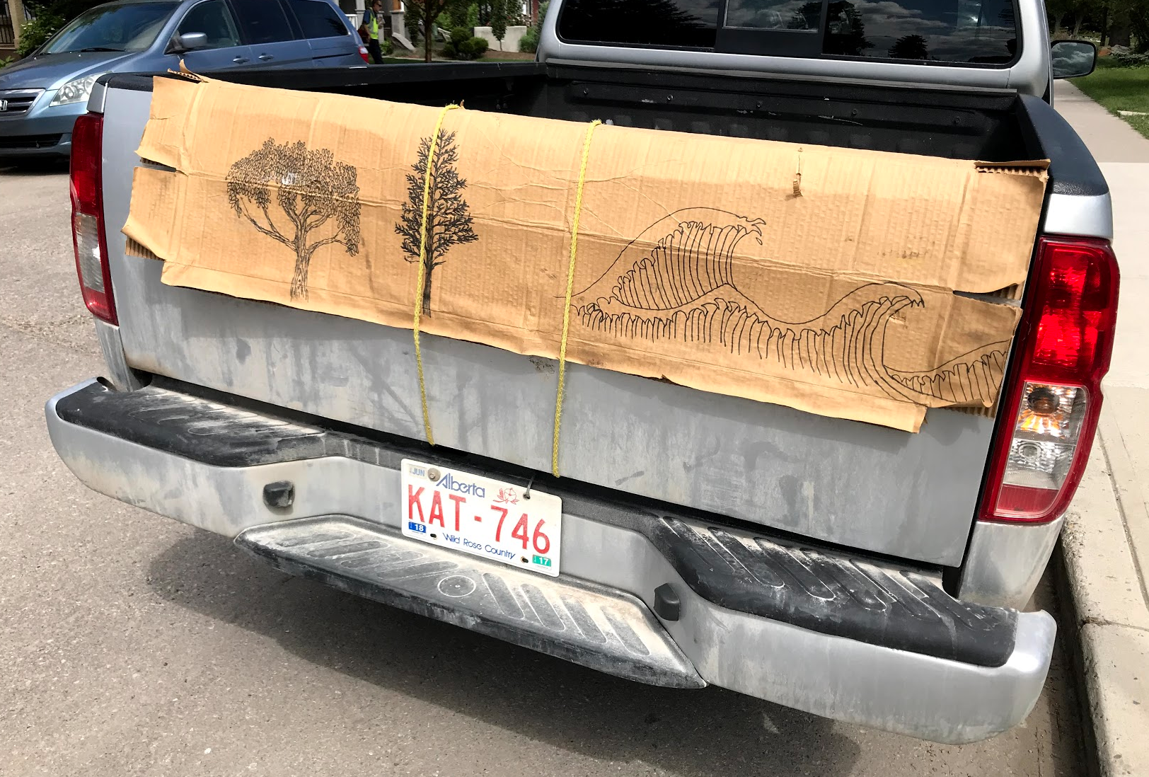 I love fun surprises, like this tailgate art found while on an adventure (walkabout) with Clark (one of the neighbour kids). Link: Mexico City: Full of Surprises