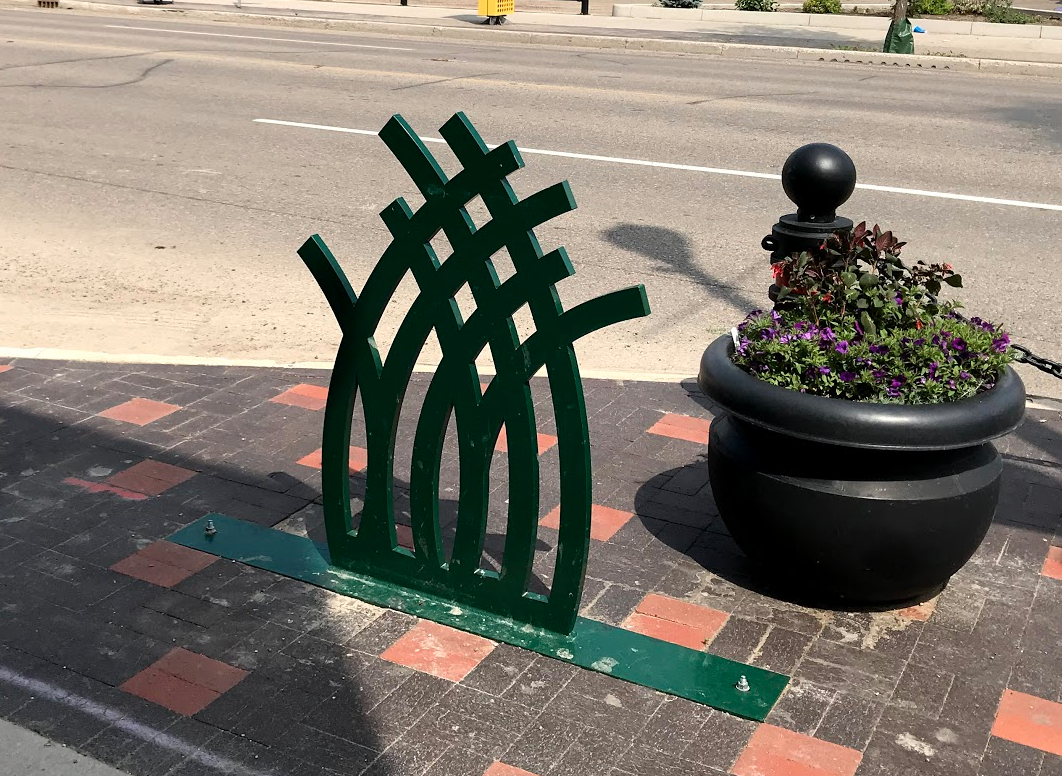 Bike rack or public art? 