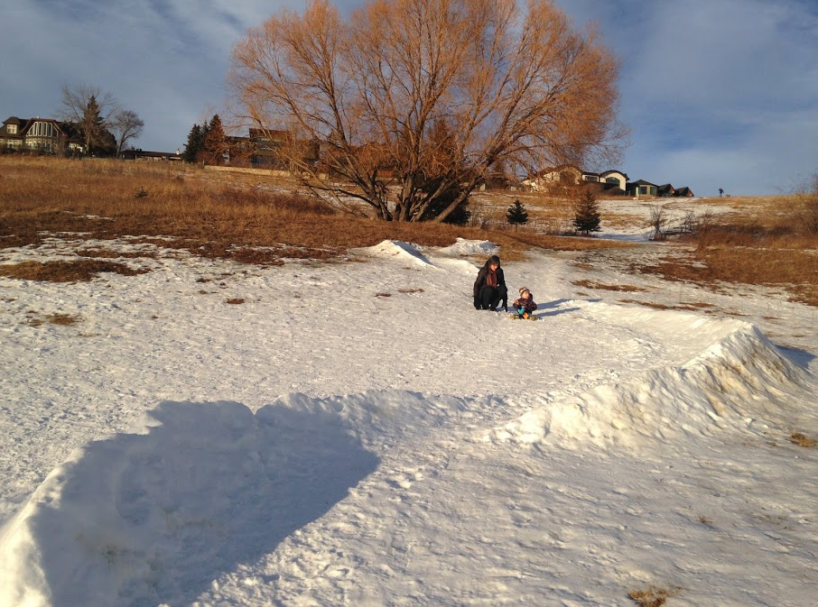 We even have our own luge/bobsled track. 