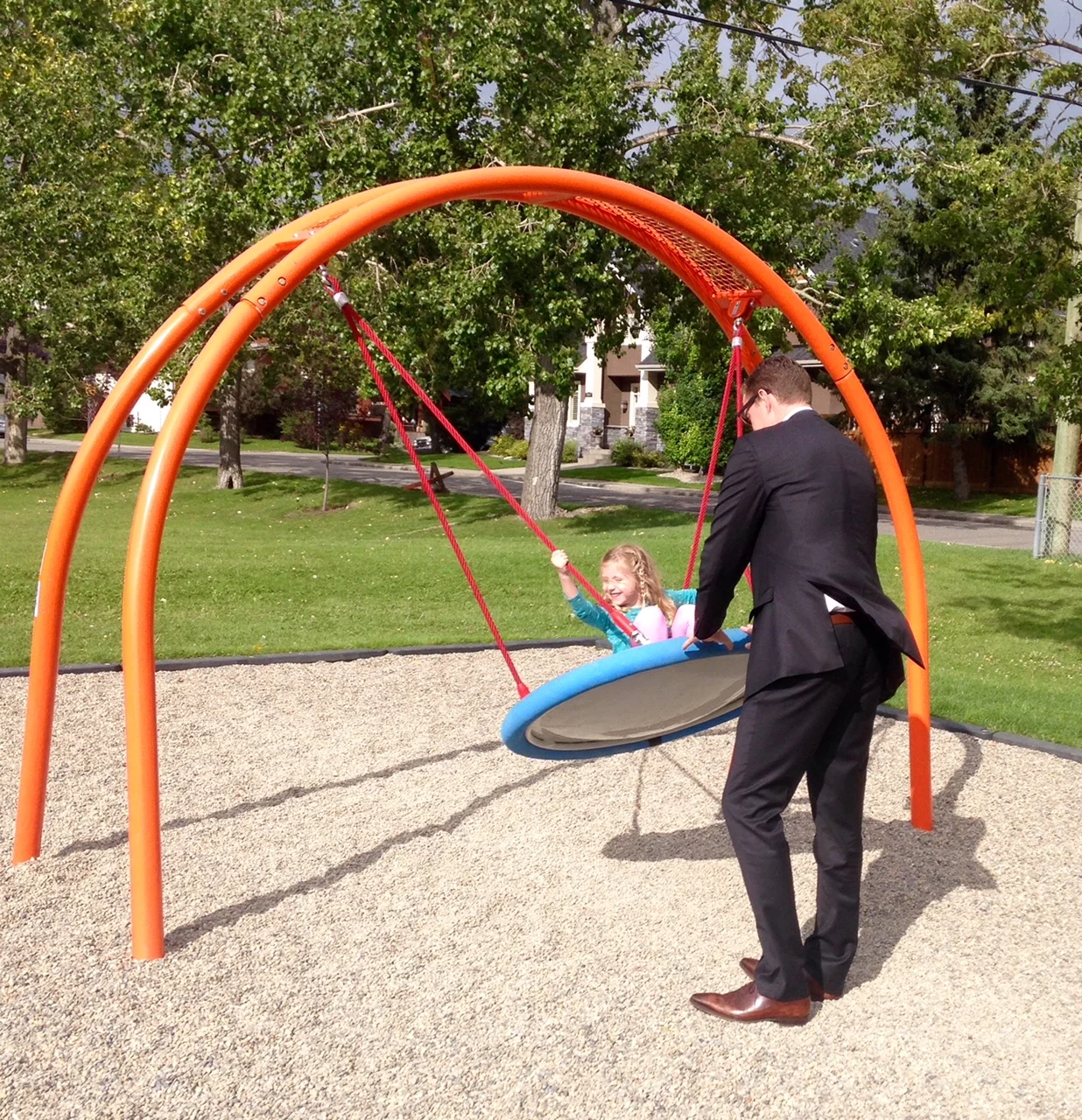 We have some of the best dressed playground Dad's in the city. 
