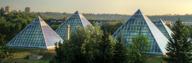 Muttart Conservatory is one of Edmonton's architectural gems.