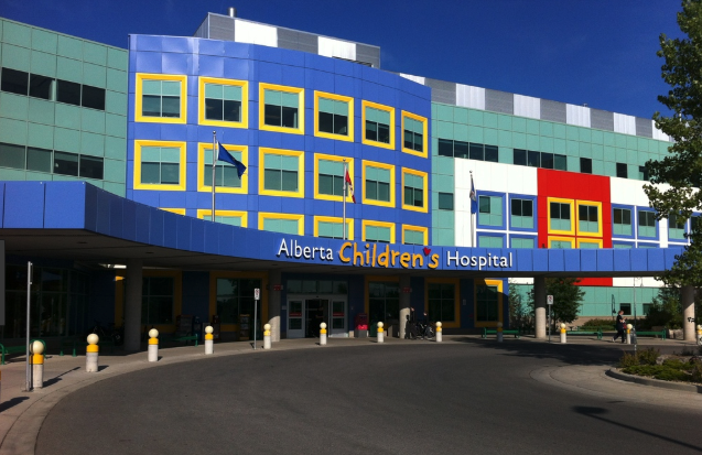 In fact, the Alberta Children's Hospital was designed based on input from the children who wanted large windows and bright colours. They wanted it to be a happy looking place. Perhaps rather than consulting with neuroscientist and psychologists the design team shou ld consult with the end users more. To me this is a happy, welcoming place - exactly what it should be.