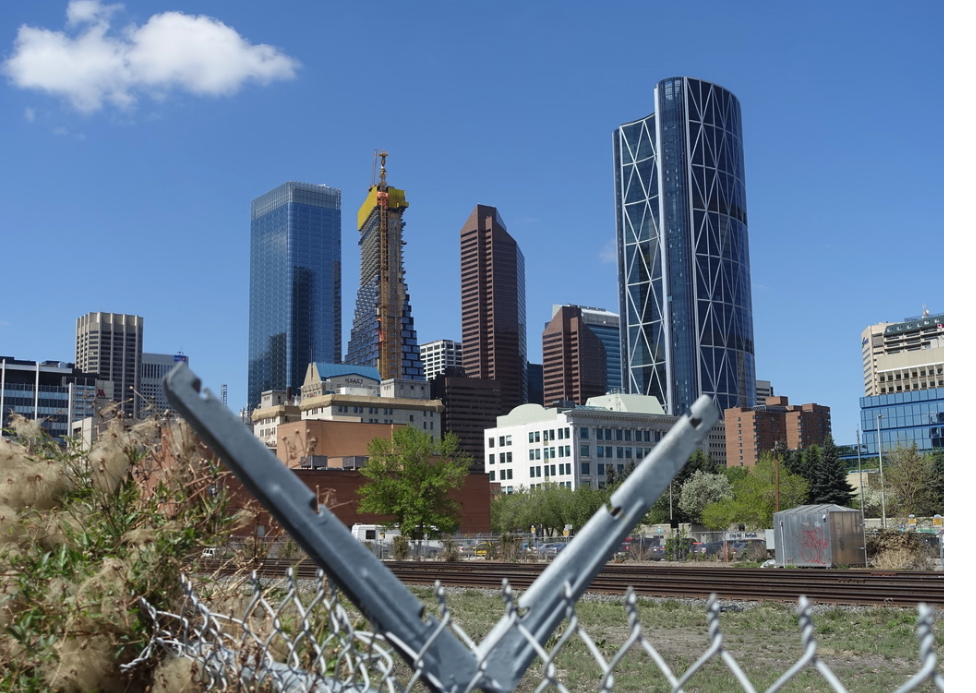 Calgary's four tallest buildings illustrate how architecture has evolved from the early '80s (Suncor Energy Tower, former Petro Canada Tower) to the new Telus Sky currently under construction. 