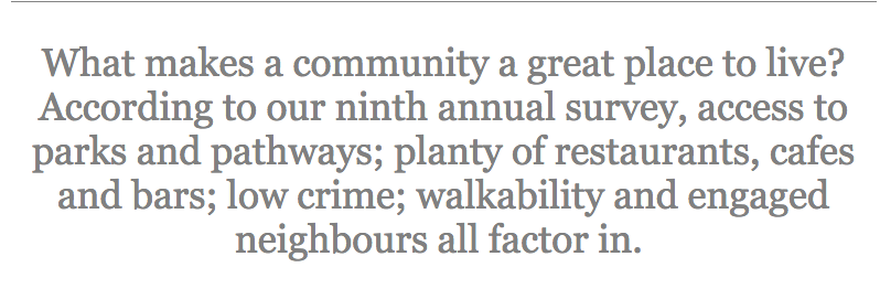 From Avenue Magazine's 2018 ranking of Calgary neighbourhoods.