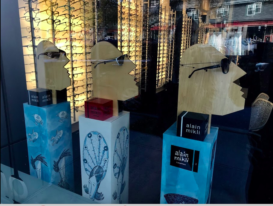 Why do most eye wear shops have great windows?